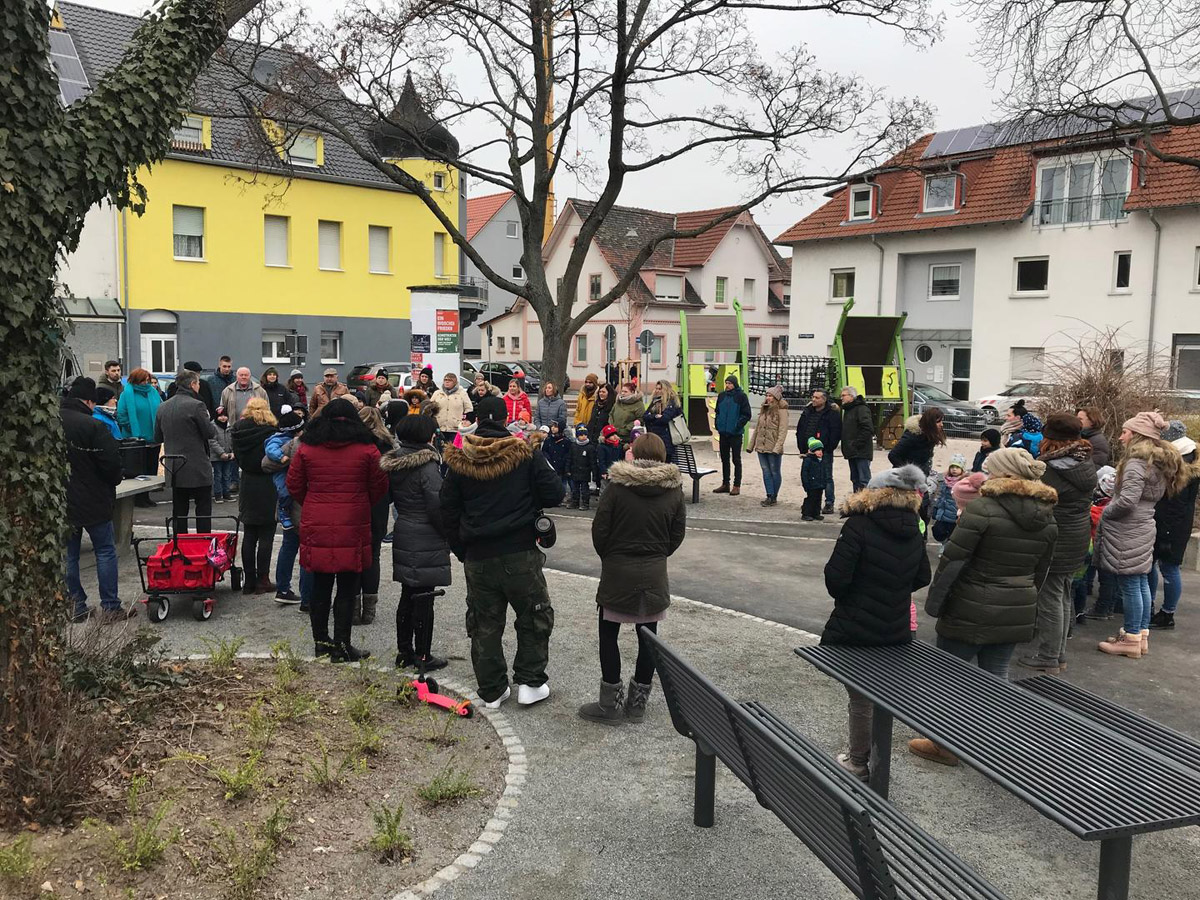 Sandhofen: Neuer Spielplatz in der Kriegerstraße eröffnet