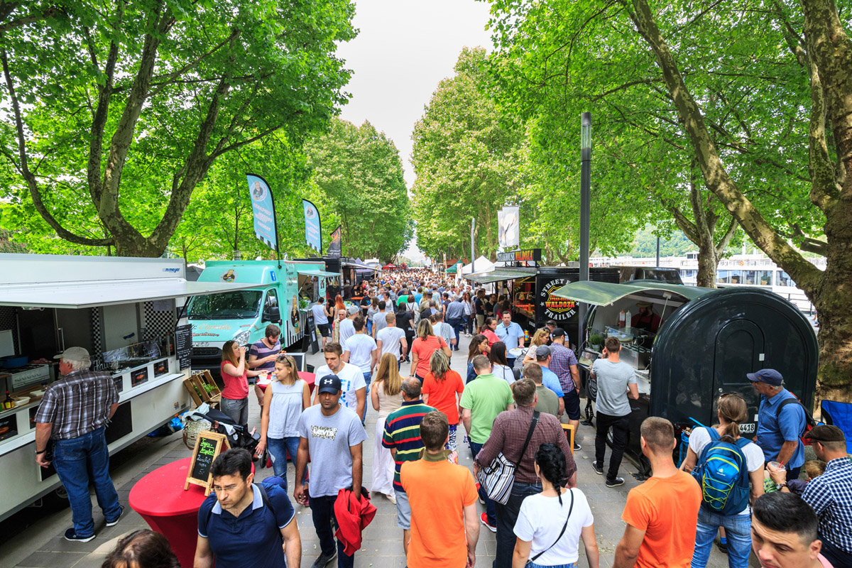 Die Street Food Tour rollt dieses Jahr vom 3. bis 5. Mai das erste Mal durch  Weinheim