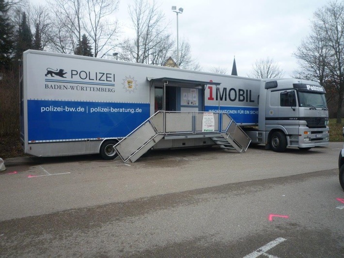 „Schutz vor Wohnungseinbruch – Infotruck der Kriminalpolizei am 9. April in Schwetzingen zu Gast