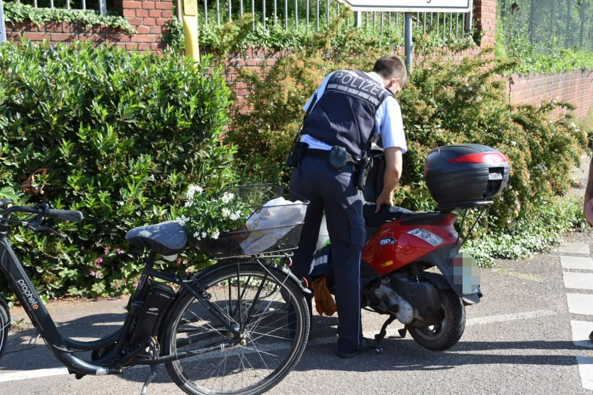 Malsch: Roller kontra Pedelec – beide Beteiligte verletzt