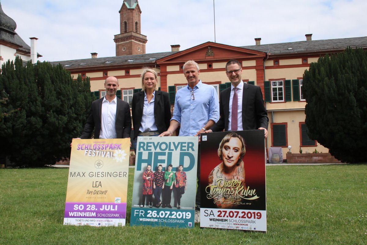 Weinheim: Drei Tage Festival im Schlosspark