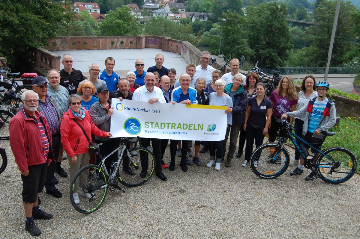 Preisverleihung STADTRADELN 2019 am vergangenen Samstag, 13. Juli in Neckargemünd