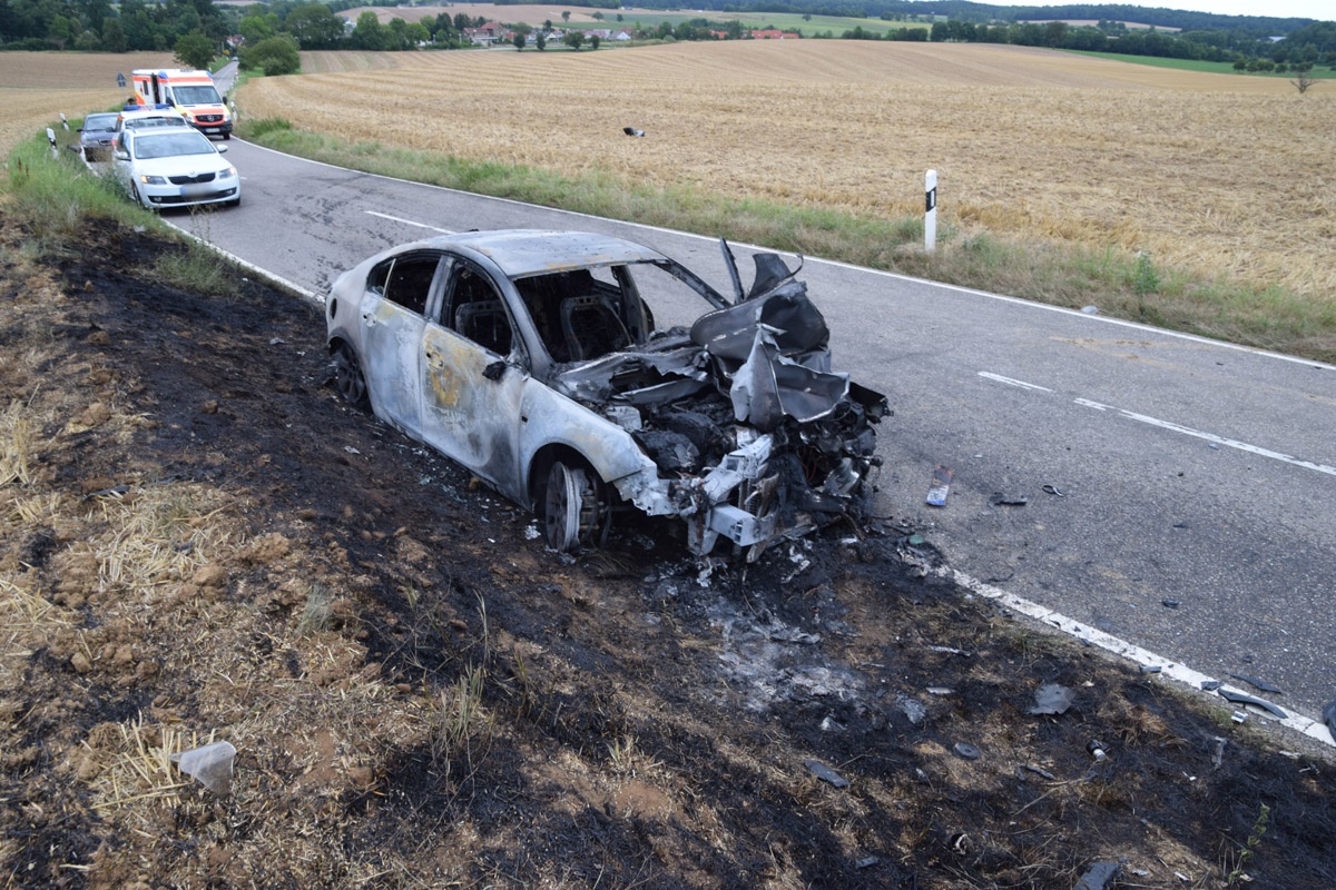 Tödlicher Motorradunfall bei Heilbronn – 24-jähriger Biker stirbt nach Zusammenstoß mit Auto