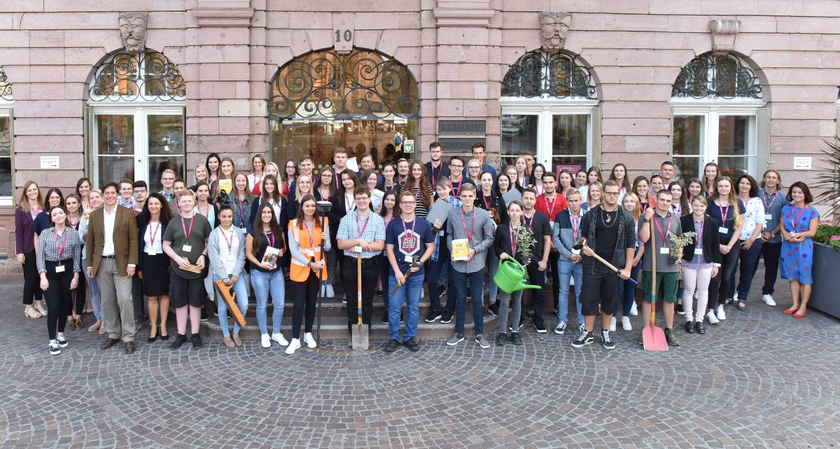 Stadt Heidelberg begrüßte neue Auszubildende und Studienanfänger