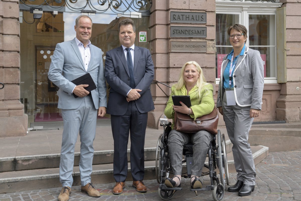 Bundesbehindertenbeauftragter Jürgen Dusel informierte sich über Heidelberger Projekte