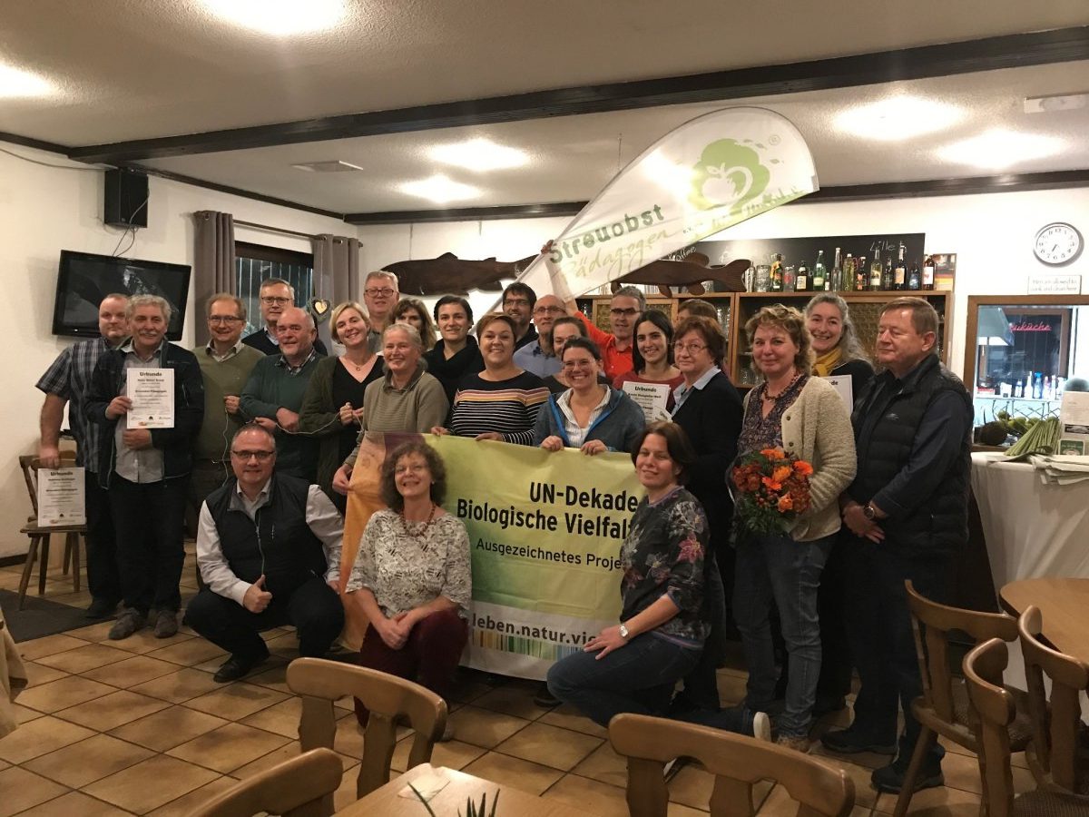 Streuobst-Pädagogen beenden erfolgreich die Ausbildung in Huttenheim