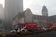 Brand in Hochhaus am Neckarufer