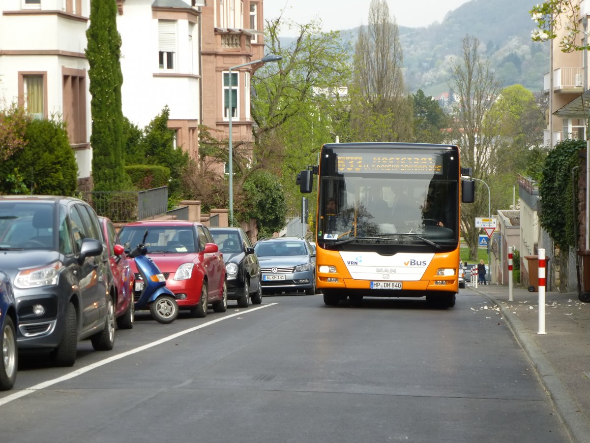 Kostenlos Bus fahren in Weinheim