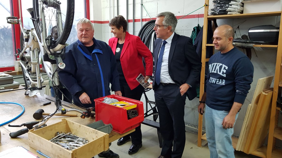 Klimaschutz, Öffentliche Sicherheit und Ordnung, Integration und Gesundheitsversorgung: Regierungspräsidentin Sylvia M. Felder zu Besuch im Rhein-Neckar-Kreis