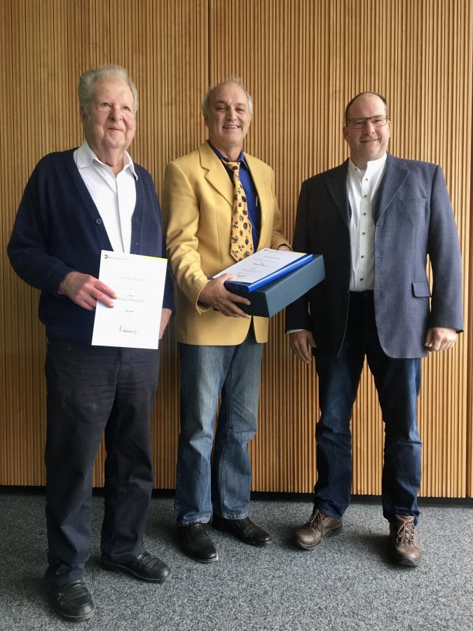 Amt für Landwirtschaft und Naturschutz: Jürgen Ebert aus Sinsheim und Klaus Ihlenfeld aus Heidelberg sind seit 40 Jahren als ehrenamtliche Naturschützer im Rhein-Neckar-Kreis aktiv