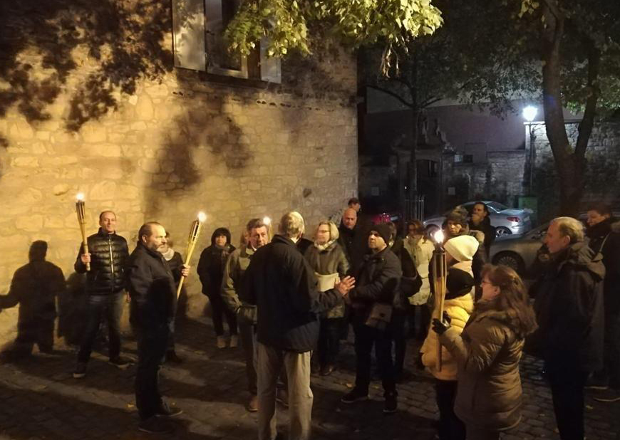 Abendführung in Weinheim mit Franz Piva am Freitag, 13. März im Licht der Burgen