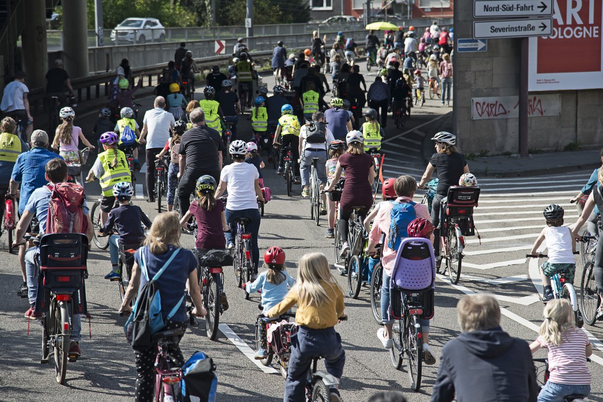 KIDICAL MASS – eine bunte Familien-Fahrraddemo für eine kinder- und fahrradfreundliche Stadt.