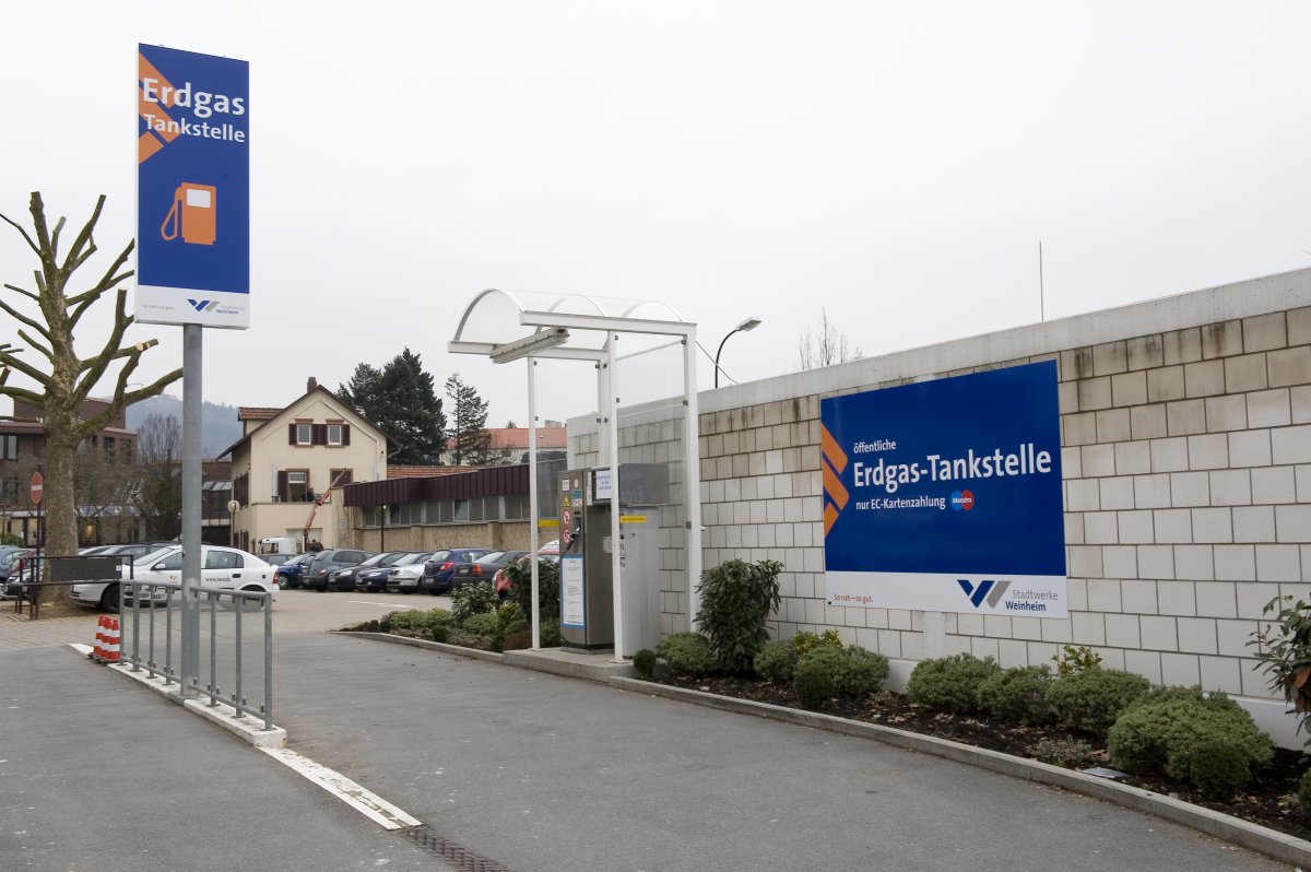Stadtwerke Weinheim rüsten Erdgastankstelle im Breitwieserweg auf Biomethan um