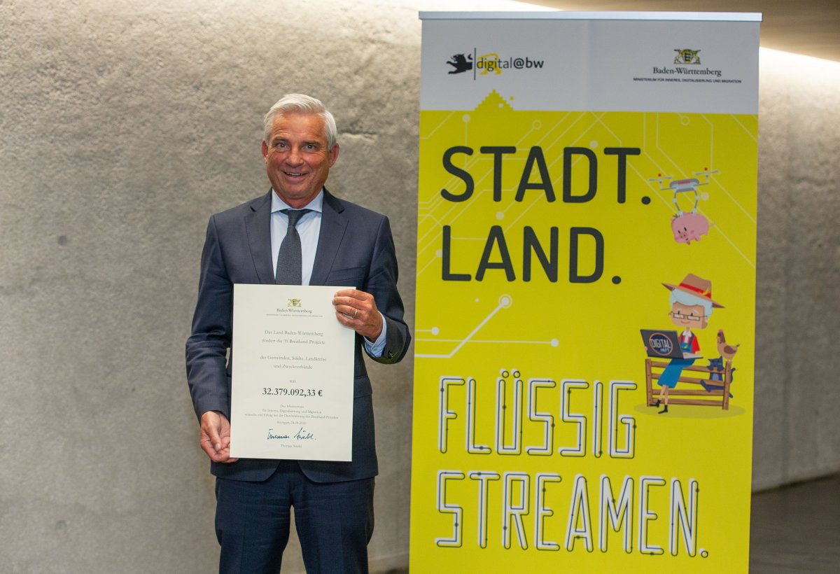 Weitere 32,4 Millionen Euro für 39 Breitband-Projekte