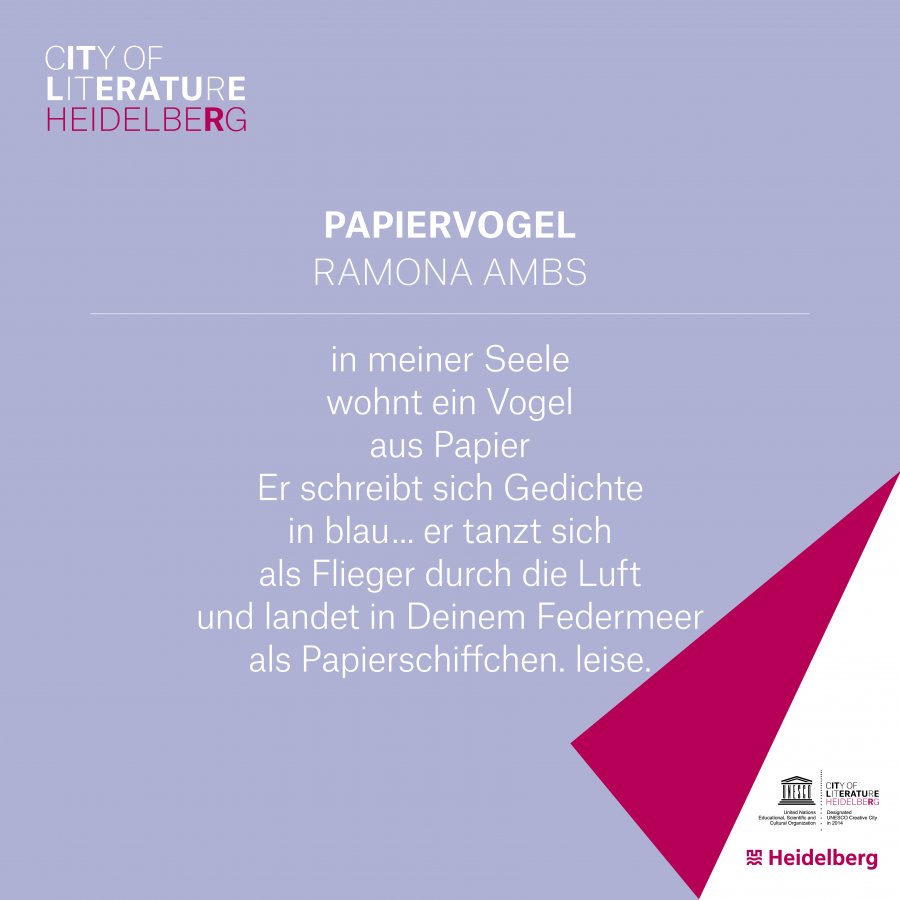 Heidelberg: Poesie unterwegs 2020