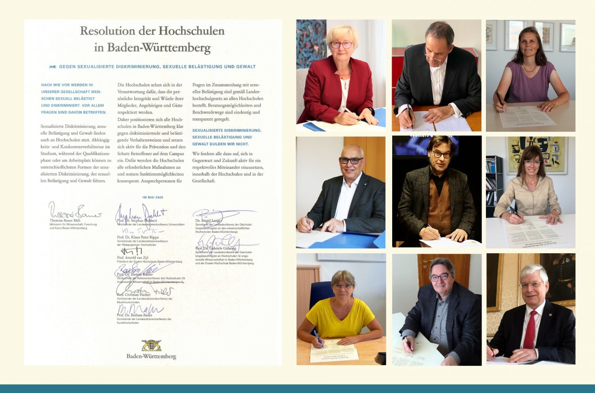 Sexuelle Belästigung: Hochschulen in Baden-Württemberg unterzeichnen gemeinsame Resolution