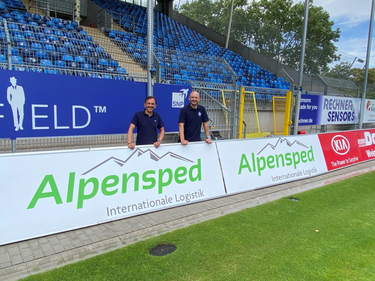 Die Alpensped GmbH bleibt Business Club Partner des SV Waldhof Mannheim