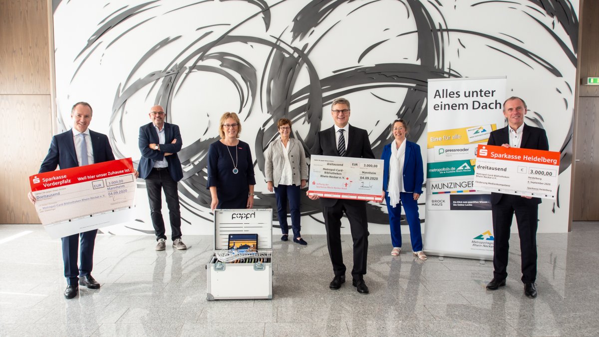 Rhein-Neckar: Sparkassen fördern Medienkompetenz mit 9 000 Euro