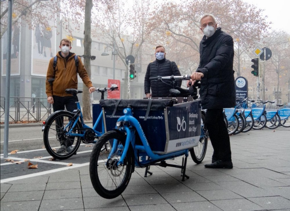 Neue eCargobikes in Mannheim – das VRNnextbike Fahrradvermietsystem wird erweitert 