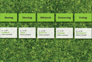 Sport im Park startet ab Mittwoch wieder – Online-Anmeldung vorab notwendig