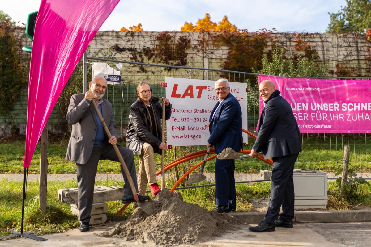 Spatenstich in Heidelberg: Glasfaserausbau in Bergheim und Wieblingen