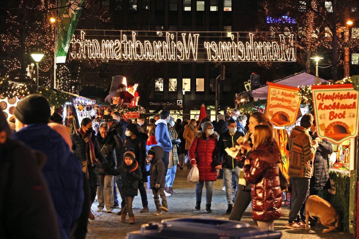 Traditionelles Weihnachtsmarkt-Feeling in Mannheim…