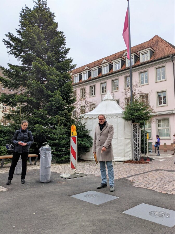 Heidelberg: Pünktlich zum Weihnachtsmarkt sind die Hochsicherheitspoller in der Altstadt einsatzbereit