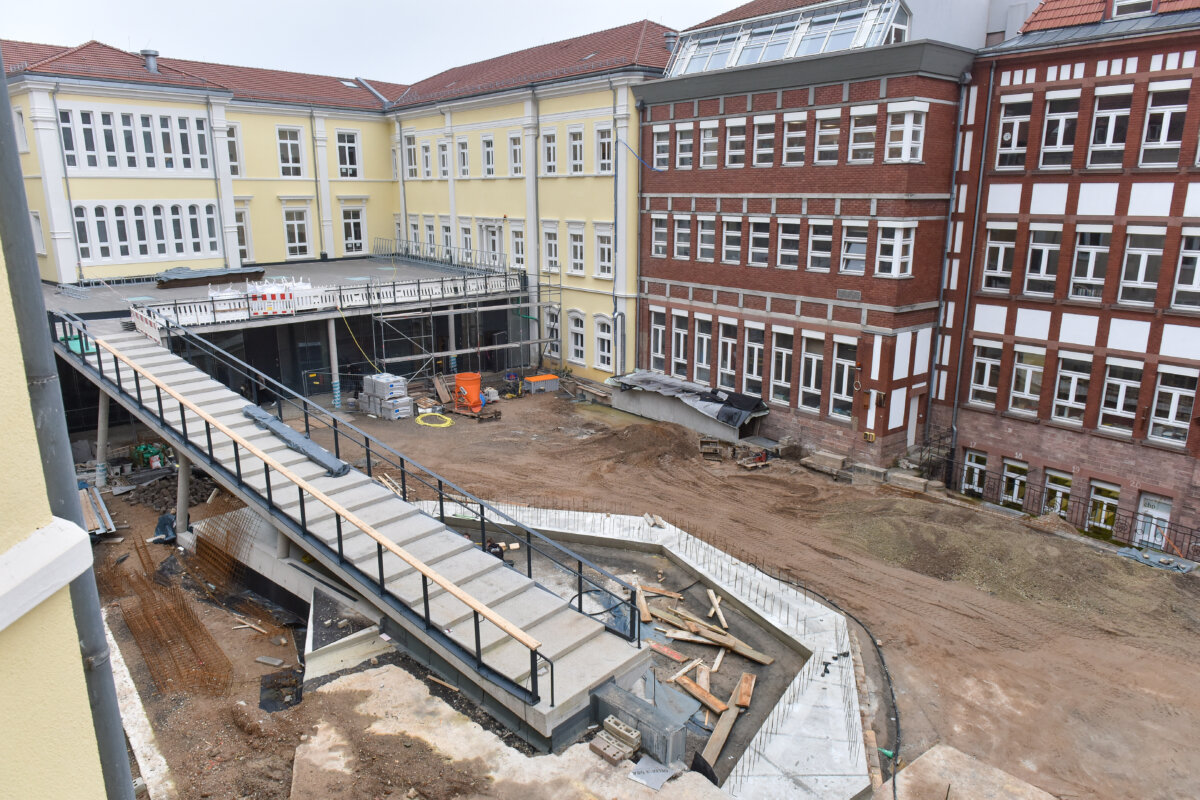 Heidelberger Hölderlin-Gymnasium: Letzte Arbeiten werden im Frühjahr abgeschlossen