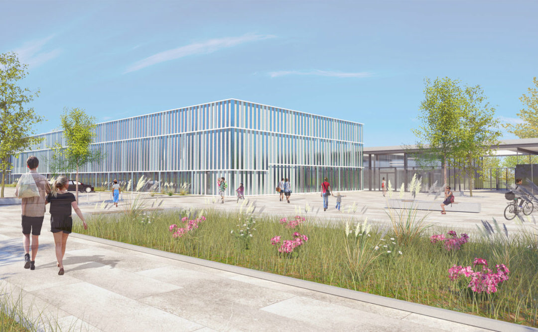 Baufeldräumung für den Ausbau des Herzogenriedbades zum Kombibad