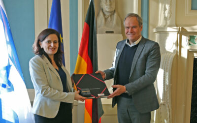 Israelische Generalkonsulin Carmela Shamir traf OB Prof. Würzner in Heidelberg