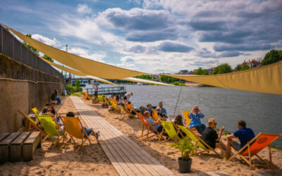Stadt an den Fluss: Zum Entspannen an den Stadtstrand am Neckarlauer