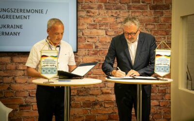 Gegenseitige Solidarität und langfristige Solidarität- Partnerschaftsvertrag mit der ukrainischen Stadt Czernowitz unterzeichnet