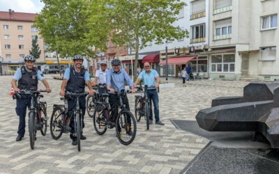 Fahrradstreife des Ordnungsdienstes schafft Sicherheit und Bürgernähe