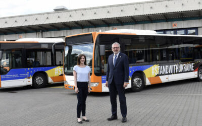 Spende von Linienverkehrsbussen für die ukrainische Partnerstadt Czernowitz