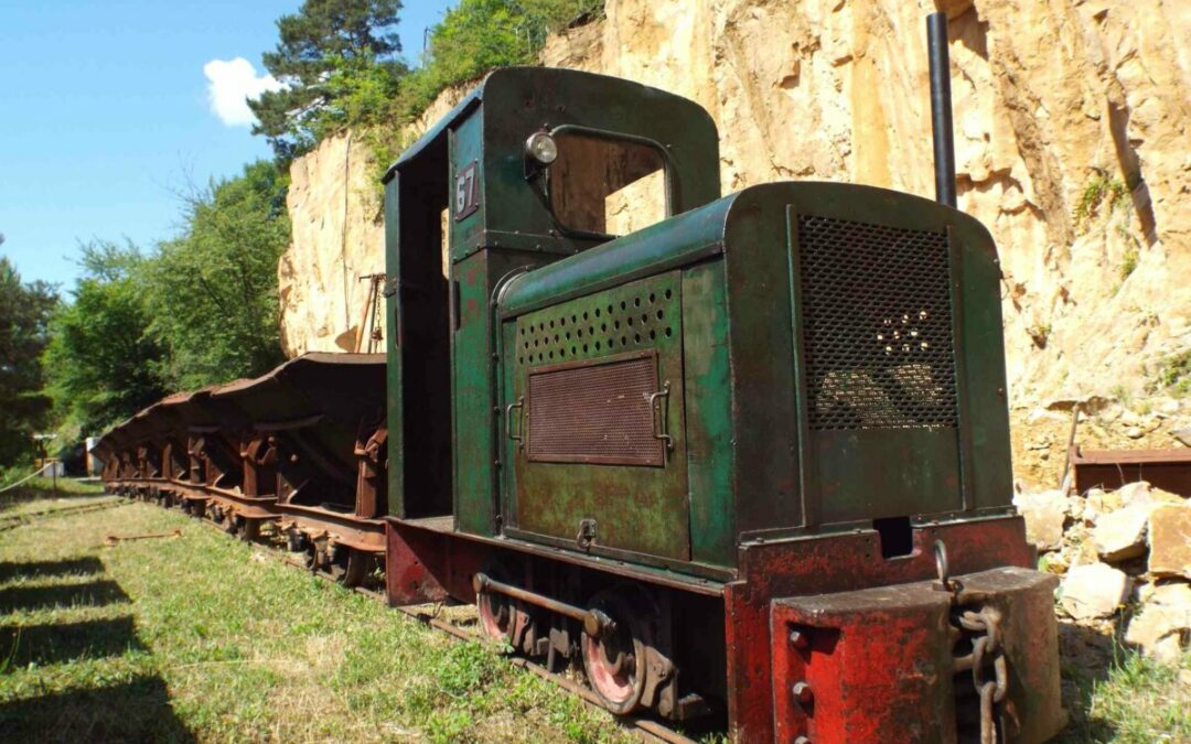 Fahrtag bei der Feldbahn im Steinbruch Dossenheim