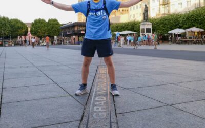 16-jähriger Denis Holub ist am 14.8. nach 16 Tagen und 1.124,72 km in Hamburg eingelaufen