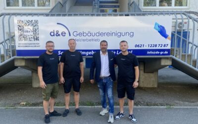 d&e Gebäudereinigung ist neuer Business-Club Partner des SV Waldhof