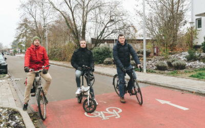 Radschnellweg Mannheim-Viernheim-Weinheim: Fertigstellung der wichtigen Fahrradverbindung im Neckarplatt sowie Öffnung der neuen oberirdischen Fußwegquerung über die Feudenheimer Straße