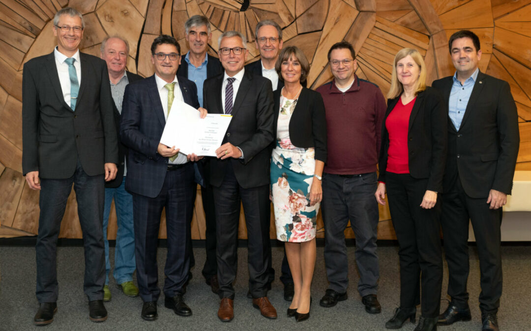 Ehrenring des Rhein-Neckar-Kreises für Landrat Stefan Dallinger