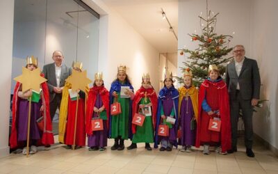 Besuch der Sternsinger im Rathaus