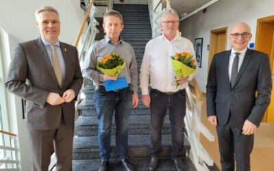 Rathaus ehrt und verabschiedet Mitarbeiter in den Ruhestand
