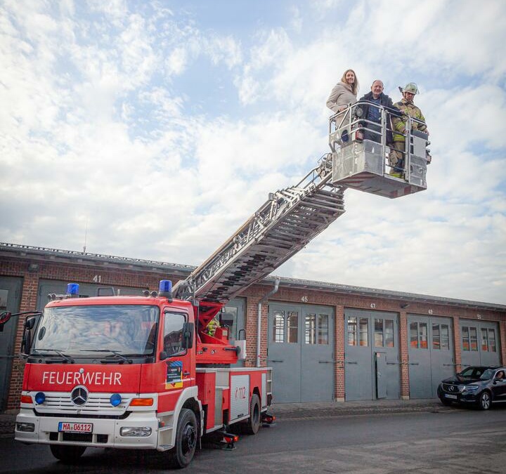 Ausbildungsmesse auf die Hauptfeuerwache in Mannheim
