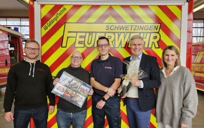 Wachenheimer Feuerwehrleute gastieren in Schwetzingen