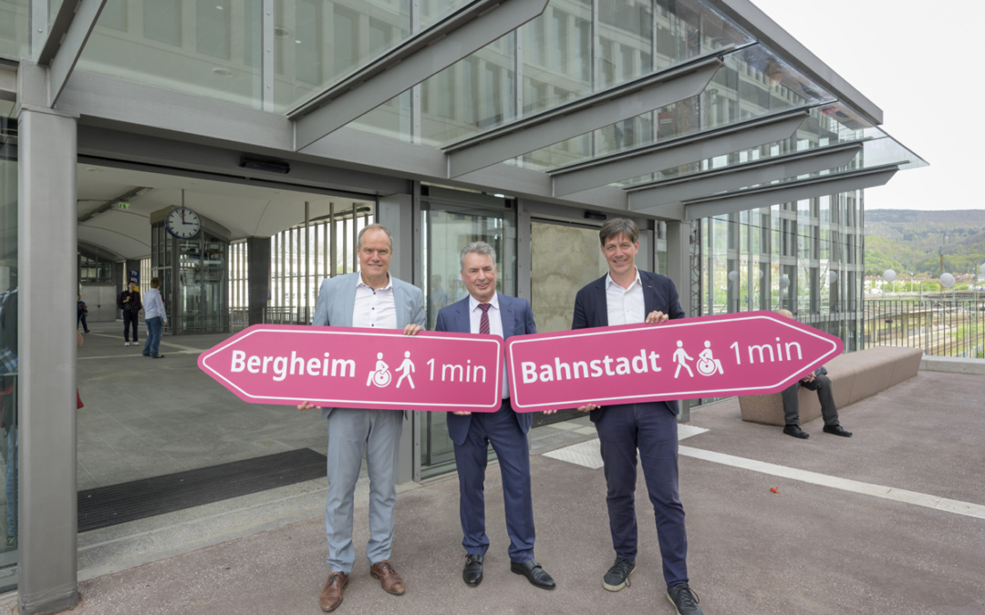 HD – Europaplatz und Hauptbahnhof mit neuer Verbindung