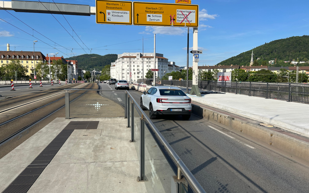 Montpellierbrücke in Heidelberg: Die nächsten zwei großen Bauabschnitte stehen an