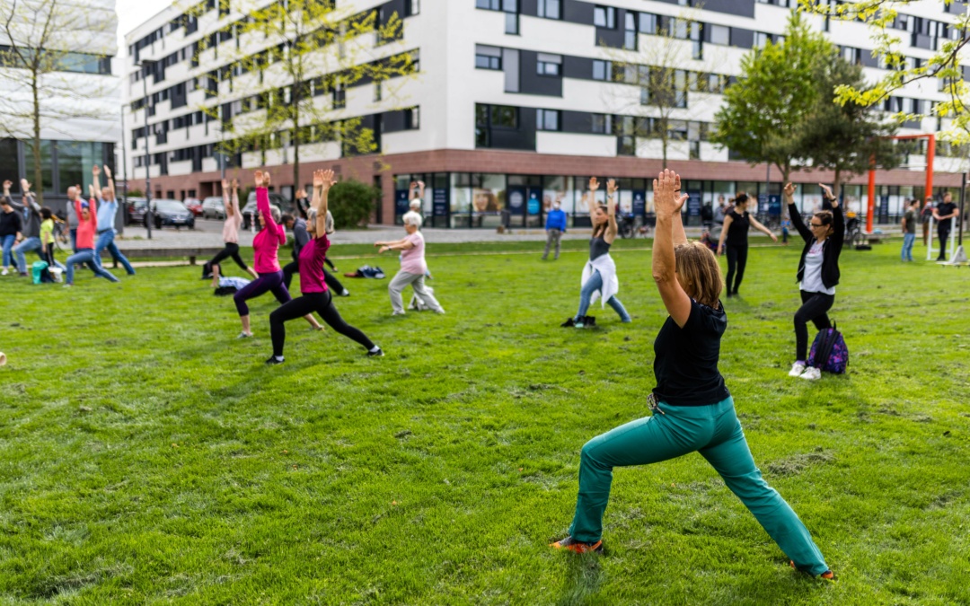 Sport im Park: Special am Weltyogatag