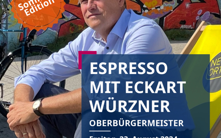 Sommer-Edition: „Espresso mit Eckart Würzner“ am 23. August am Neckarort Römerbad