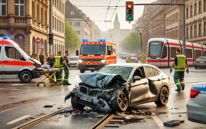Unfall nach Überholvorgang – ein Beteiligter flüchtet von der Unfallörtlichkeit