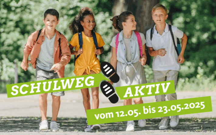 „Schulweg Aktiv“ beginnt morgen Montag, 12. Mai