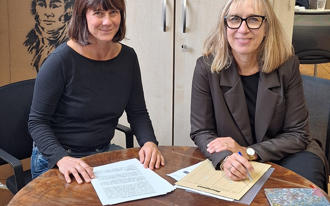 Sabine Grimm bringen Kunst und Musik in die Schulen und in die Stadt